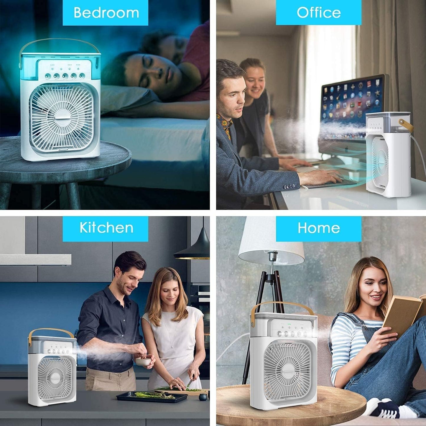 SHAYONAM Mini Cooler for Room Cooling AC Portable Mini Fan Artic Cooler