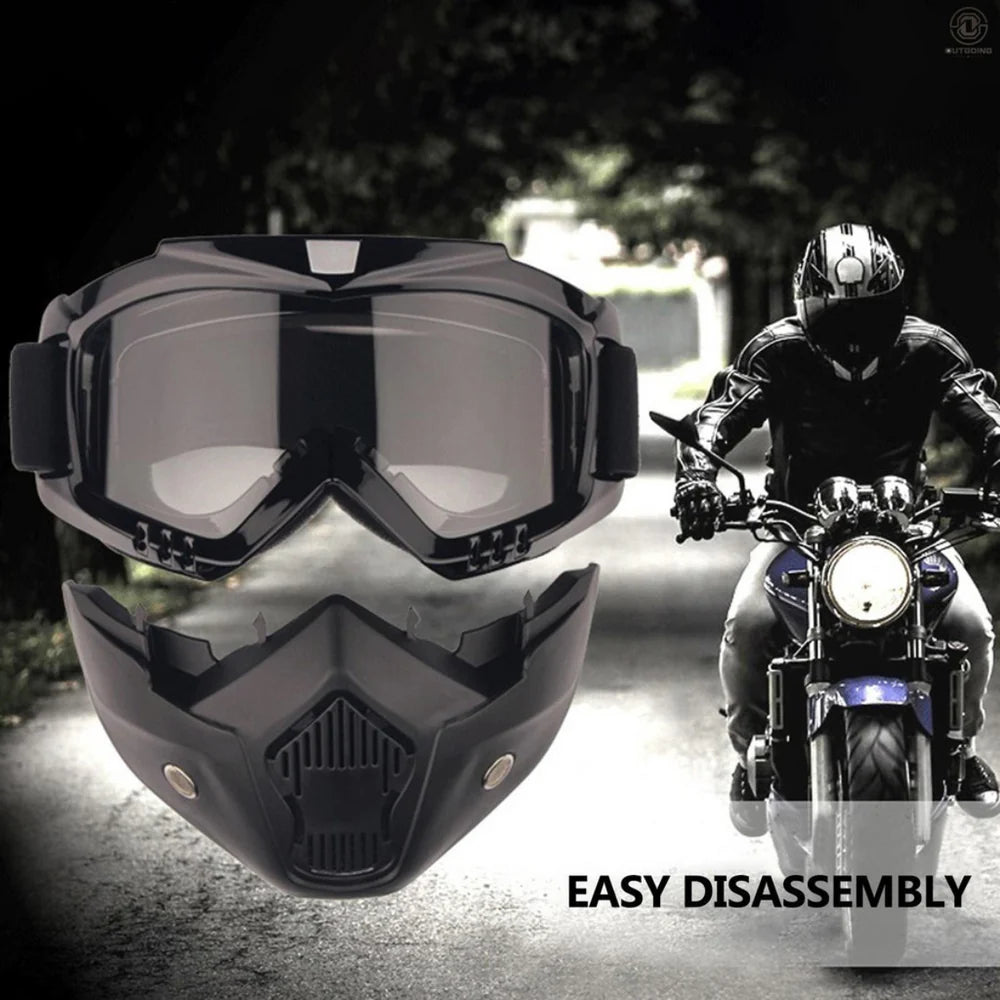 Olsic Windproof Goggles 🥽 | UV Mask 😎 | Ski, Moto, Welding Gear 🔥 – Black