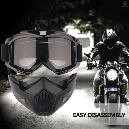 Olsic Windproof Goggles 🥽 | UV Mask 😎 | Ski, Moto, Welding Gear 🔥 – Black