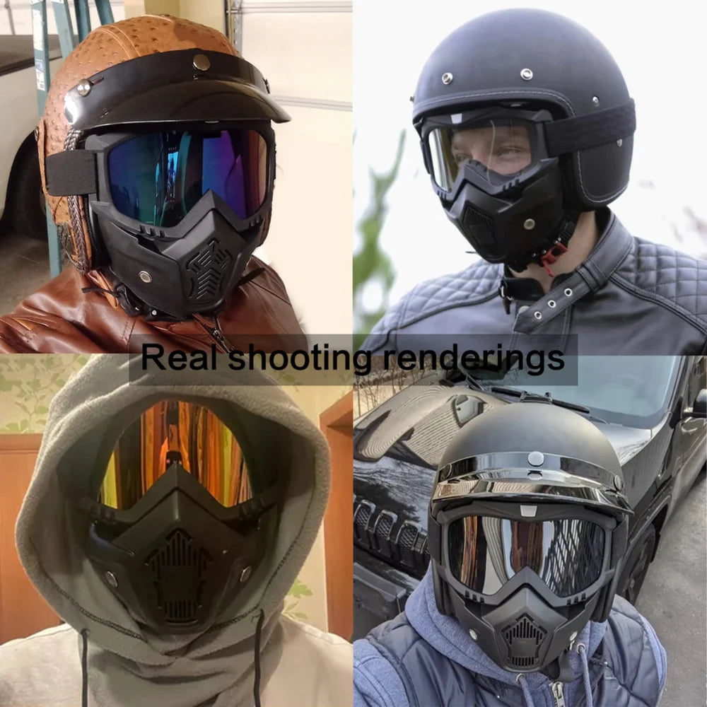 Olsic Windproof Goggles 🥽 | UV Mask 😎 | Ski, Moto, Welding Gear 🔥 – Black