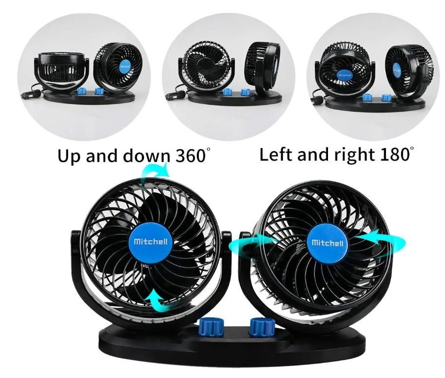 AMZDIGI Car Fan, Mini