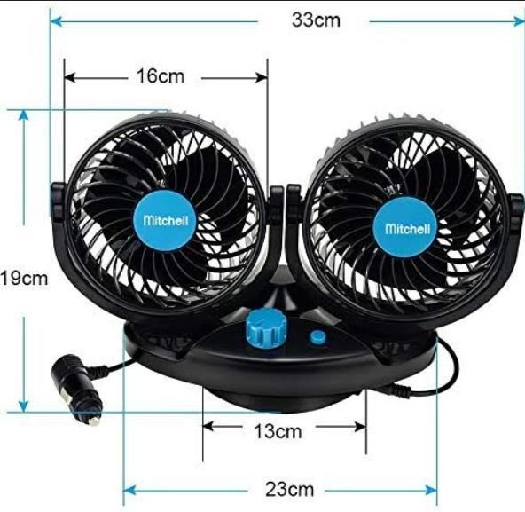 AMZDIGI Car Fan, Mini